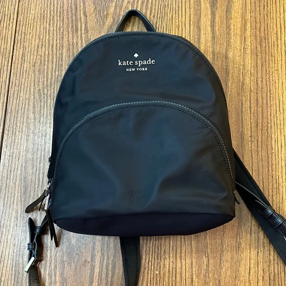 Kate Spade New York Karissa Backpack, Black Pre-loved Kate Spade New York Karissa Nylon Medium Backpack  main image 4